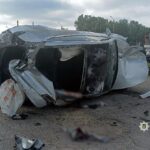 Новини України - У Полтаві Tesla влетіла в парковку, є постраждалі
