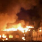 Новини України - У Сумах після удару БПЛА спалахнула пожежа