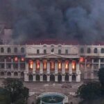Новини світу - З'явилось відео пожежі в будівлі парламенту Непалу