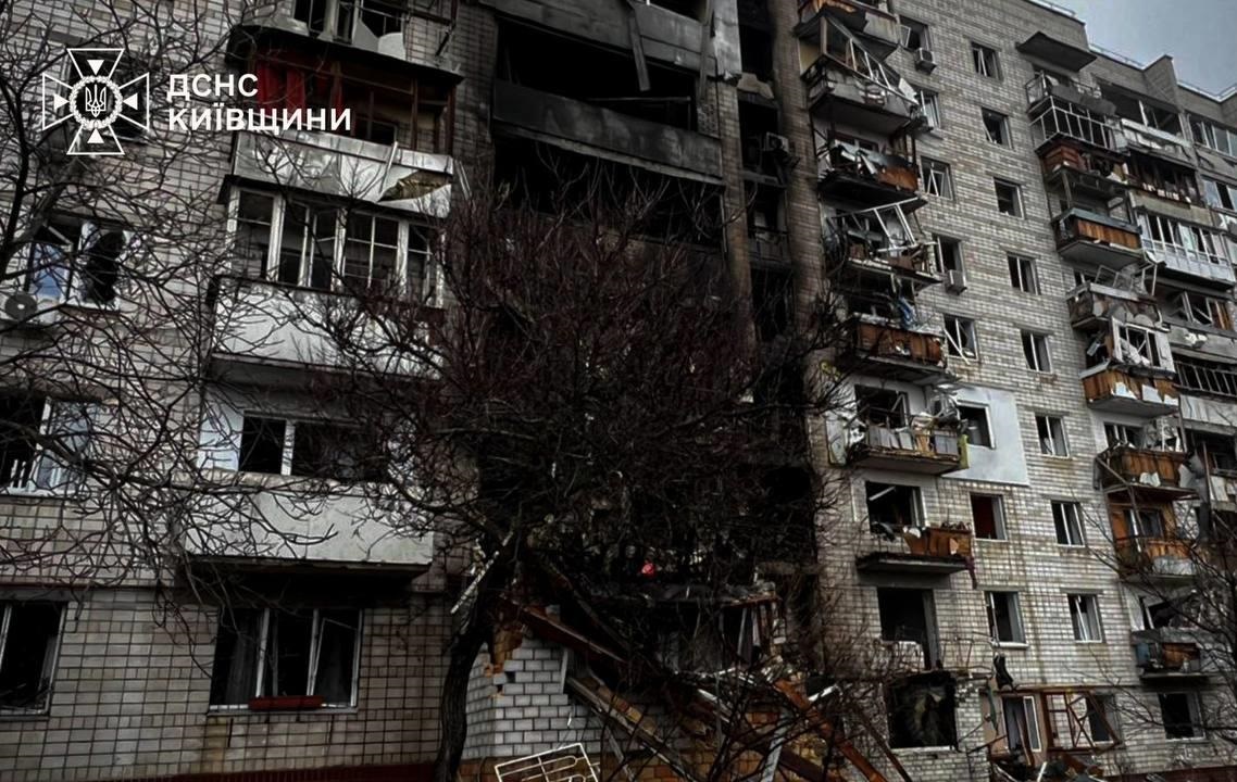 Новини України - У Вишгороді показали наслідки атаки "шахедів"