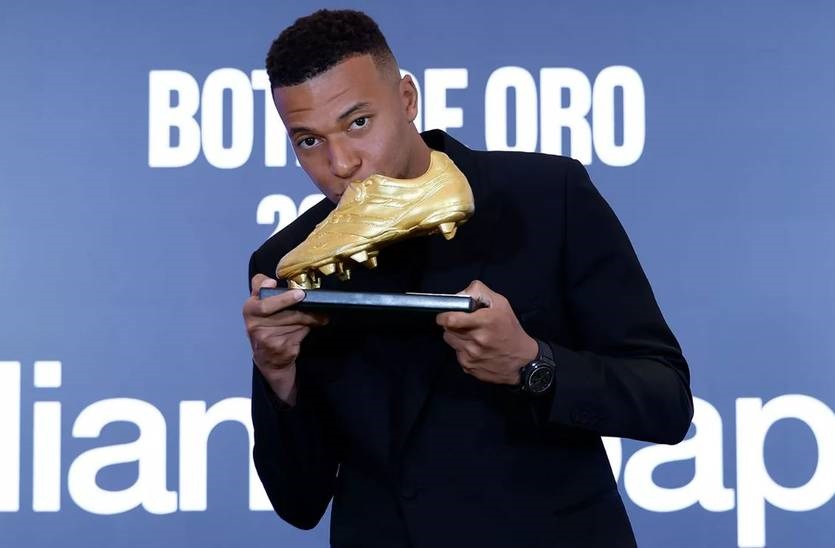 Новини спорту - Золота бутса дісталася Кіліану Мбаппе, який грав у Реалі свій перший сезон