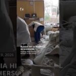 Russia attacked a city hospital in Kherson
